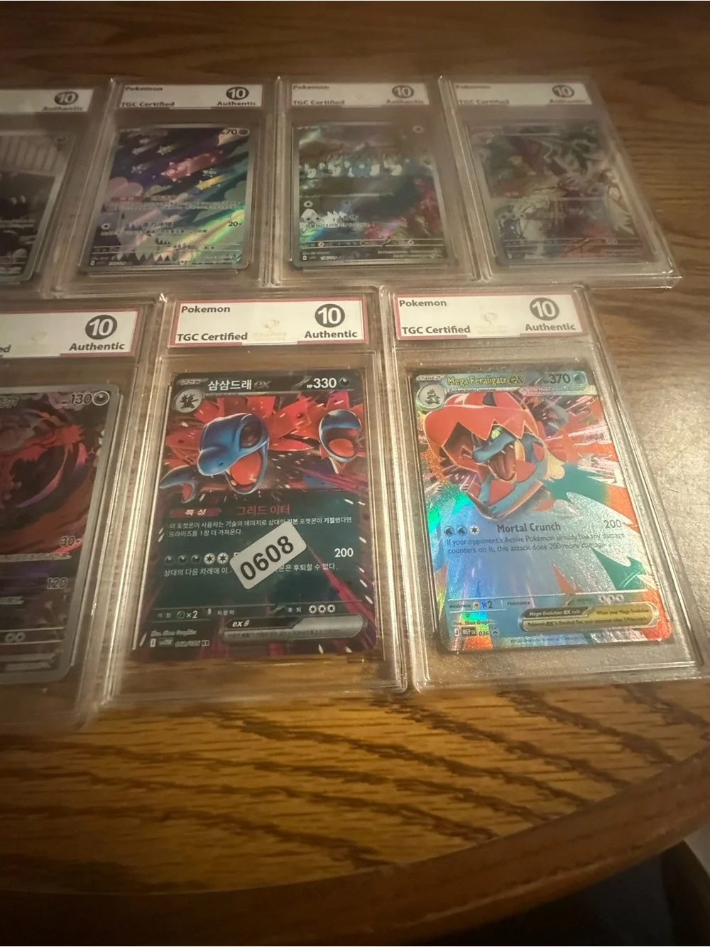 Pokemon Lot Of 11 TGC Certified Authentic Grade 10 Free Shipping china India mix